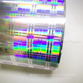 Custom high quality plain rainbow laser holographic lamination film hologram foil